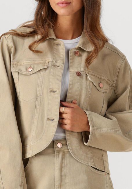 Y.A.S. Veste en jean YASLUA LS DENIM JACKET en beige - large