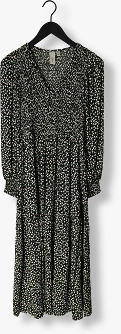 Y.A.S. Robe midi YASDITSY V NECK 3/4 SLEEVE SMOCK DRESS en noir - large