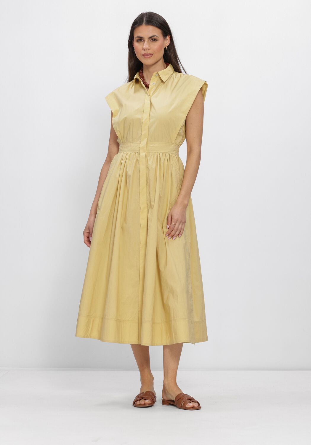 ROUGE EDIT ROUASHER S/S MIDI DRESS Robes en argent - large