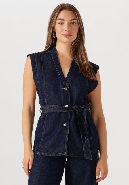 MSCH COPENHAGEN Gilet MSCHJOSEPHINE RUE VEST Bleu foncé - large