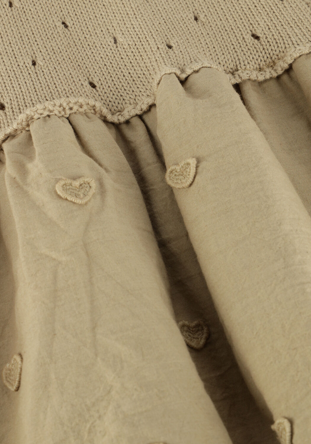 Beige BAJE STUDIO Mini jurk ANGI - large