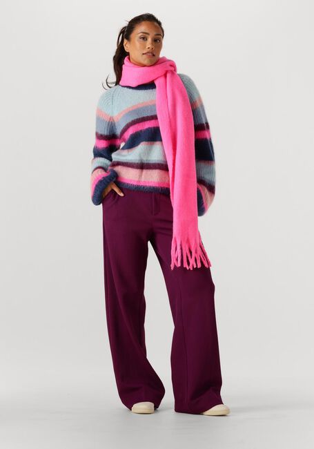 POM AMSTERDAM PULLOVER - BRUSHED STRIPES BLUE - large