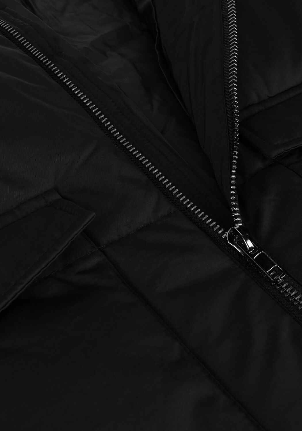 OBJECT Veste matelass&eacute; OBJZHANNA L/S LONG JACKET NOOS en noir - large