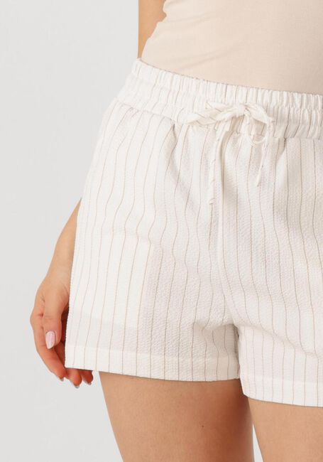 AIMEE THE LABEL Pantalon courte PAGE STRIPE en blanc - large