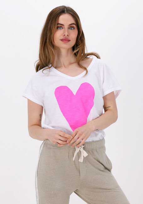 10DAYS T-shirt TEE HEART en blanc - large