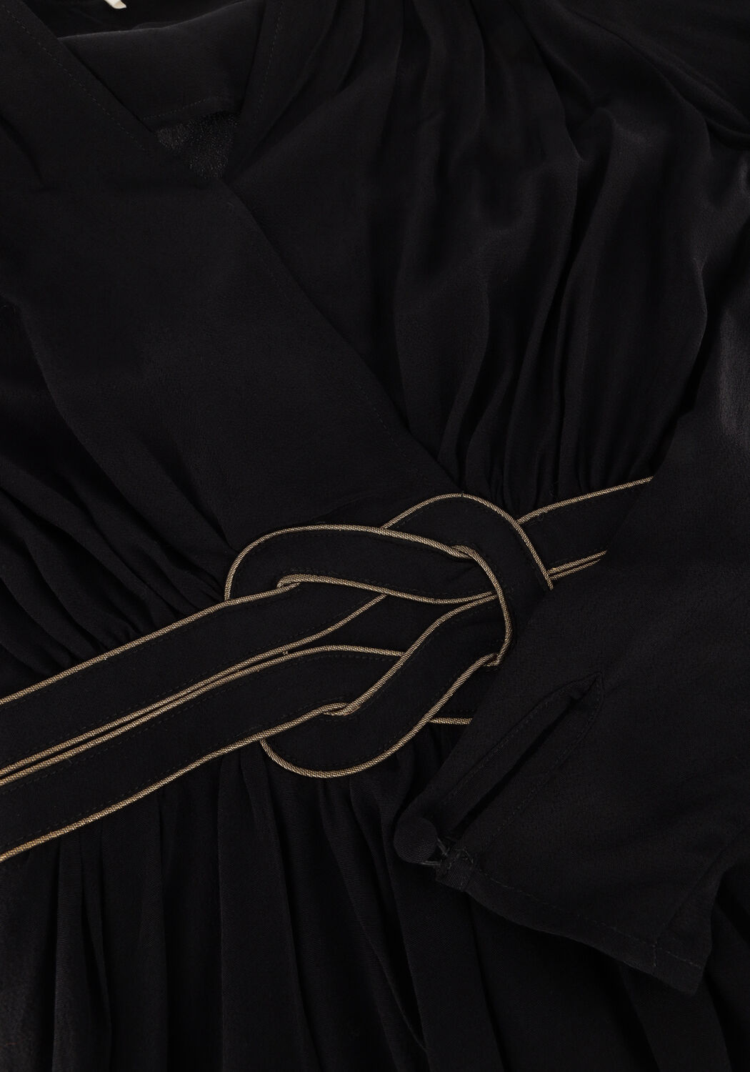 Zwarte LOUIZON Mini jurk GIMMICK - large