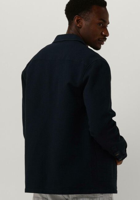 ANERKJENDT Surchemise AKOSCAR STRUCTURE OVERSHIRT Bleu foncé - large