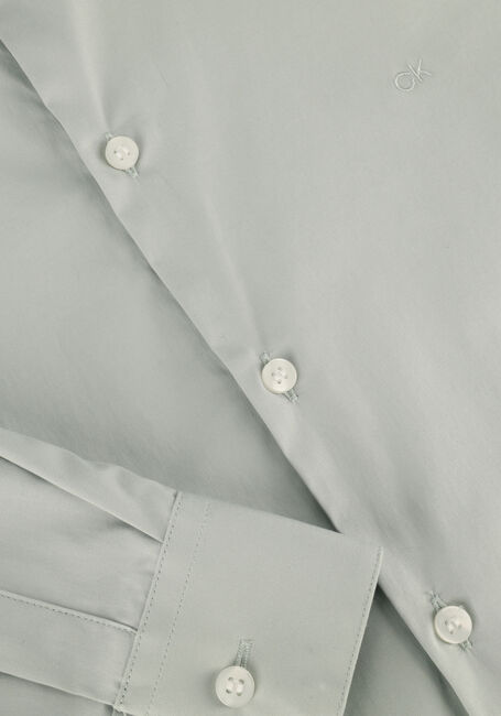 Mint CALVIN KLEIN Klassiek overhemd POPLIN STRETCH SLIM SHIRT - large