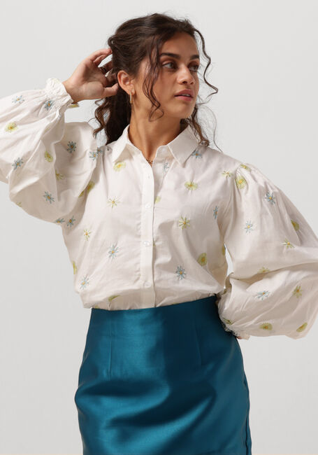 YDENCE Blouse BLOUSE CINDY FLOWER Chaux - large