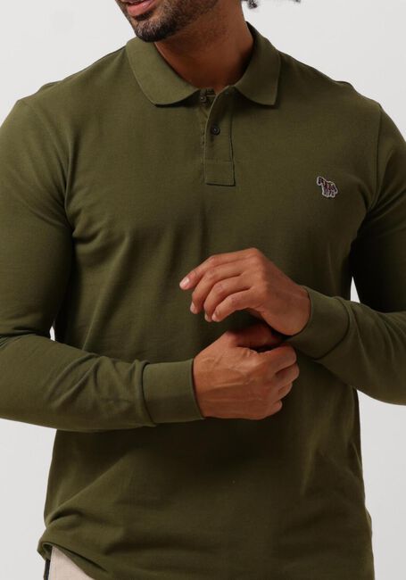 PS PAUL SMITH Polo MENS REG FIT POLO SHIRT ZEBRA en vert - large