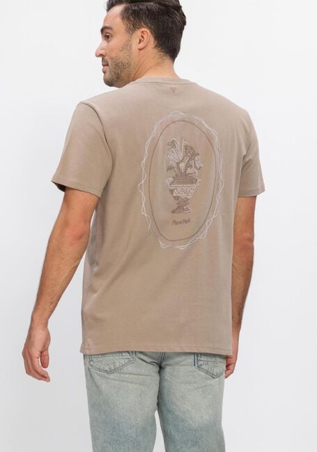 PURE PATH T-shirt EMBROIDERED VASE T-SHIRT en beige - large