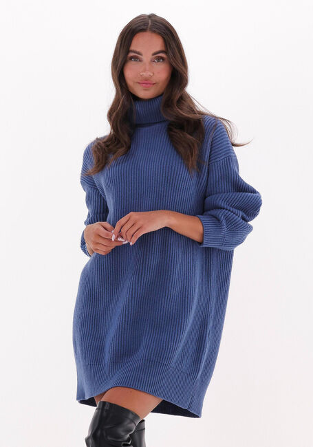 Blauwe DRYKORN Mini jurk JARDANY 420041 - large