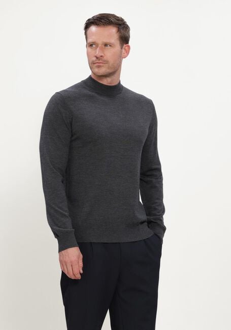 STEFANO LAURAN Pull TURTLE NECK MERINO Gris fonc&eacute; - large
