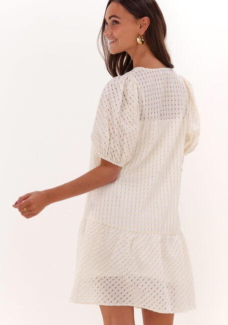 LEVETE ROOM Mini robe SERINA 1 DRESS Crème - large