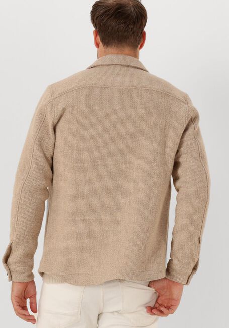 PROFUOMO Surchemise OVERSHIRT STRUCTURE en beige - large