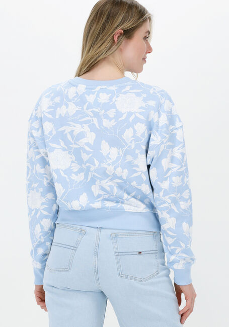 TOMMY JEANS Pull TJW AOP CREW Bleu clair - large