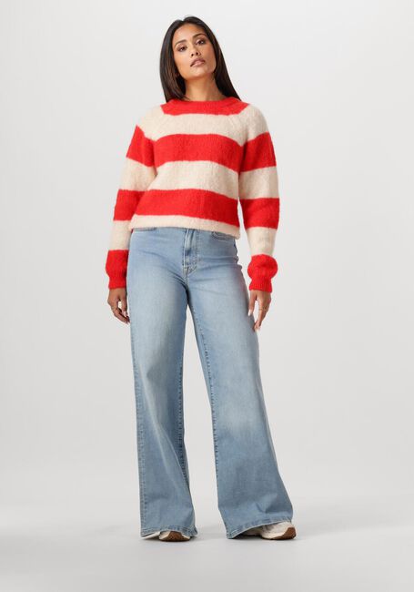 BY-BAR Pull SIAN STRIPE PULLOVER en rouge - large