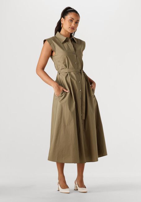 LIU JO Robe midi 3.0 ABITO CHEMISIER S/M Kaki - large
