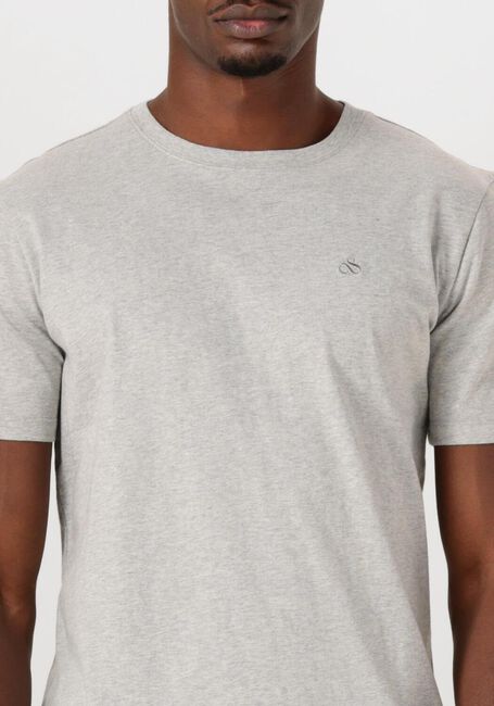 SCOTCH & SODA T-shirt LOGO T-SHIRT en gris - large