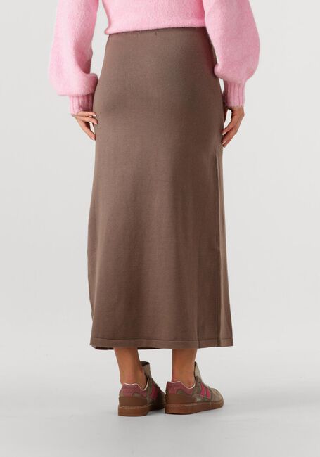 YDENCE Jupe maxi KNITTED SKIRT ELIA en marron - large
