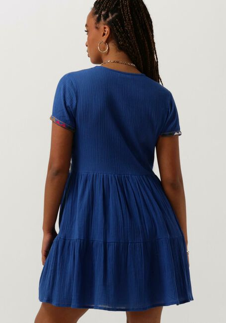LOUIZON Mini robe ONTOP en bleu - large