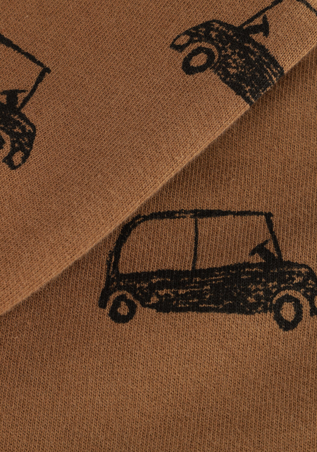 Sproet & Sprout Pantalon de jogging SWEATPANTS OLDTIMER PRINT en marron - large