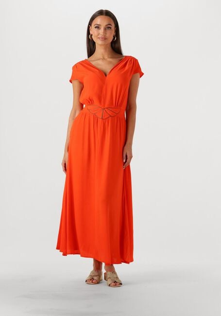LOUIZON Robe maxi FAYENCE en orange - large
