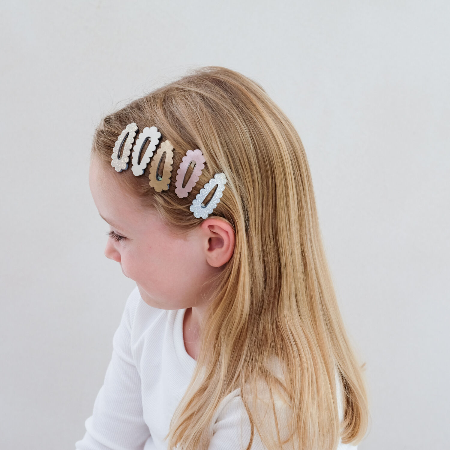 Mimi & Lula SCALLOP MINI CLIC CLACS Accessoires pour cheveux en multicolore - large