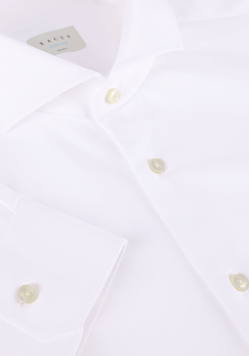 XACUS Chemise classique ACTIVE SHIRT 558ML en blanc - large