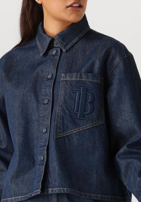 IBANA BRISA BLOUSE Blouses Bleu foncé - large