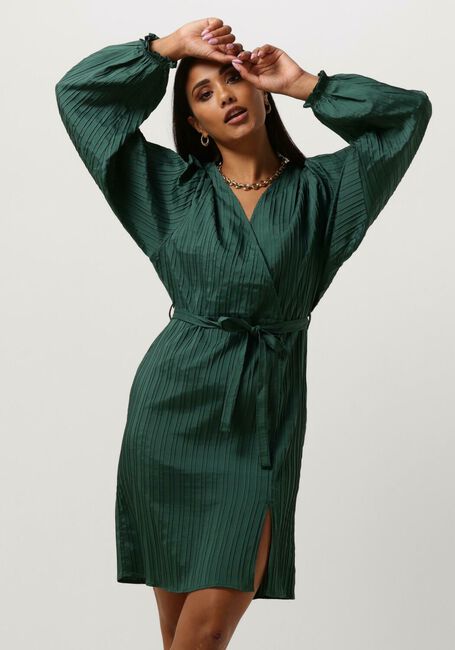 ANOTHER LABEL Mini robe LOISA DRESS L/S Vert foncé - large