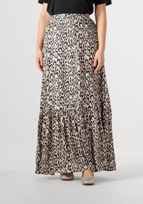JANSEN AMSTERDAM Jupe midi RINA ROK WA 689 LONG RUFFLE AT BOTTOM en beige - large