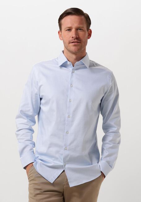 Lichtblauwe SELECTED HOMME Klassiek overhemd SLHSLIM-PERFORMANCE SHIRT LS NOOS - large