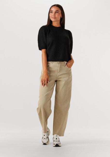Zwarte Y.A.S. Trui YASANNE SS KNIT PULLOVER - large