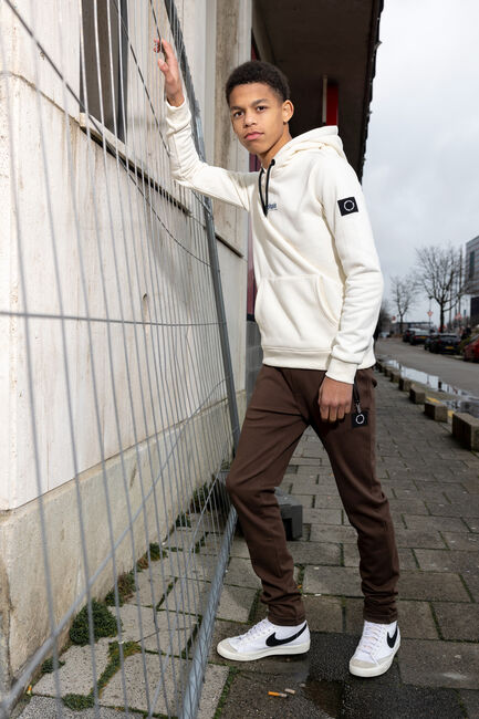 Creme RELLIX Truien/vesten HOODED RELLIX BRUSHED - large