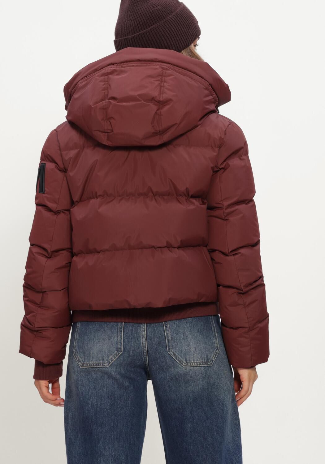MOSCOW Veste matelass&eacute; 22A-08-FUSSY Bordeaux - large