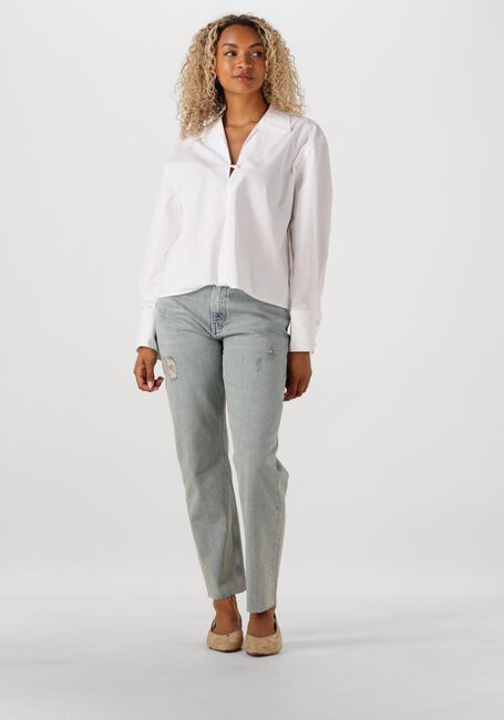 Lichtblauwe IBANA Straight leg jeans PHELAN JEANS - large