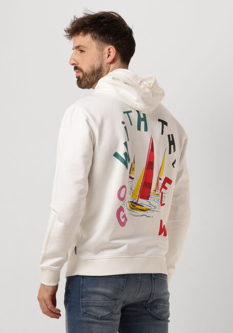 SCOTCH & SODA Chandail FRONT BACK ARTWORK HOODIE en blanc - large