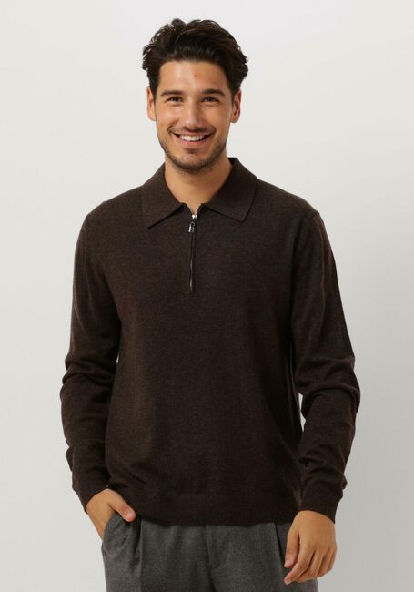 TIGER OF SWEDEN Pull ORBIT RWS en marron - large