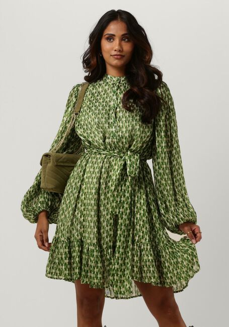 Groene NOTRE-V Mini jurk NV-BLAIR MINI DRESS - large