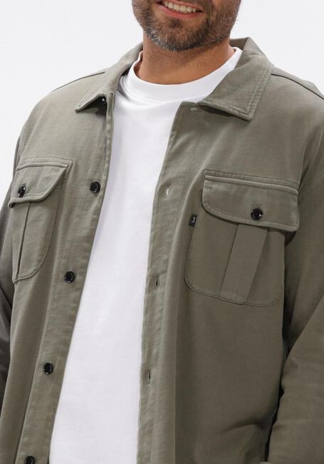 BUTCHER OF BLUE Surchemise PHIL JERSEY OVERSHIRT Kaki - large