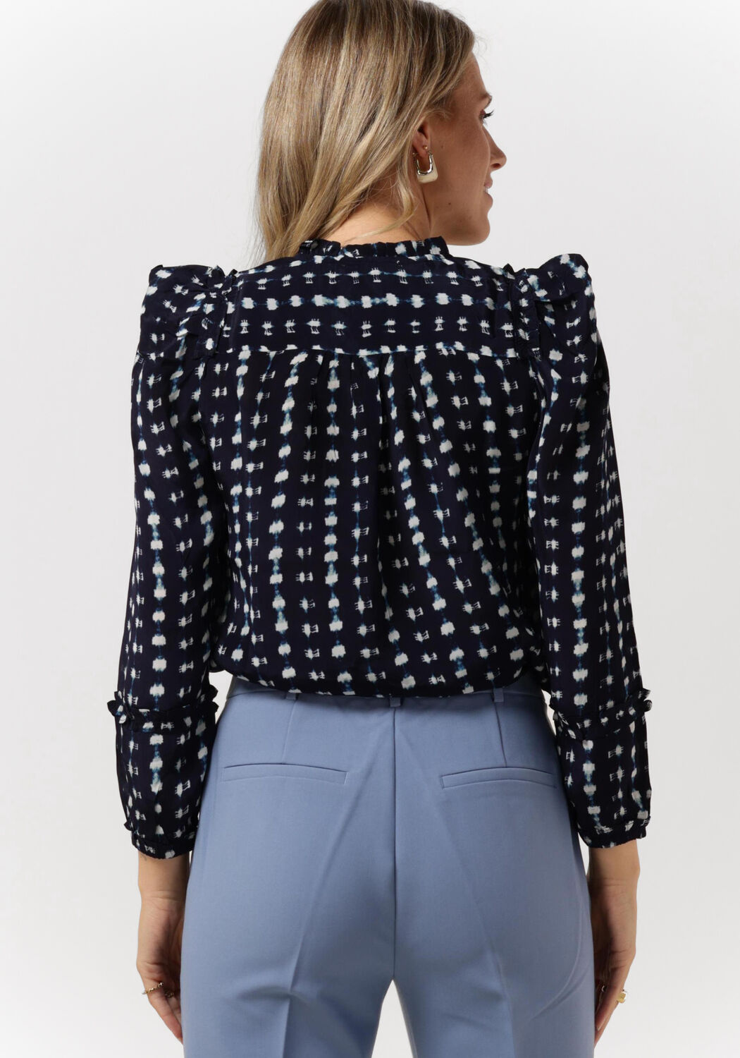 Blouse a pois clearance zara