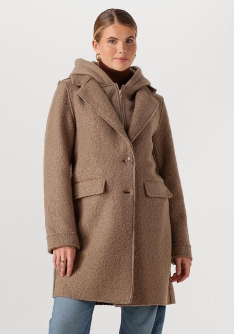 Taupe NUKUS Mantel INNA JACKET BOUCLE - large