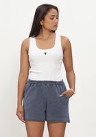 ALIX THE LABEL LADIES KNITTED TANK TOP Hauts & T-shirts en blanc