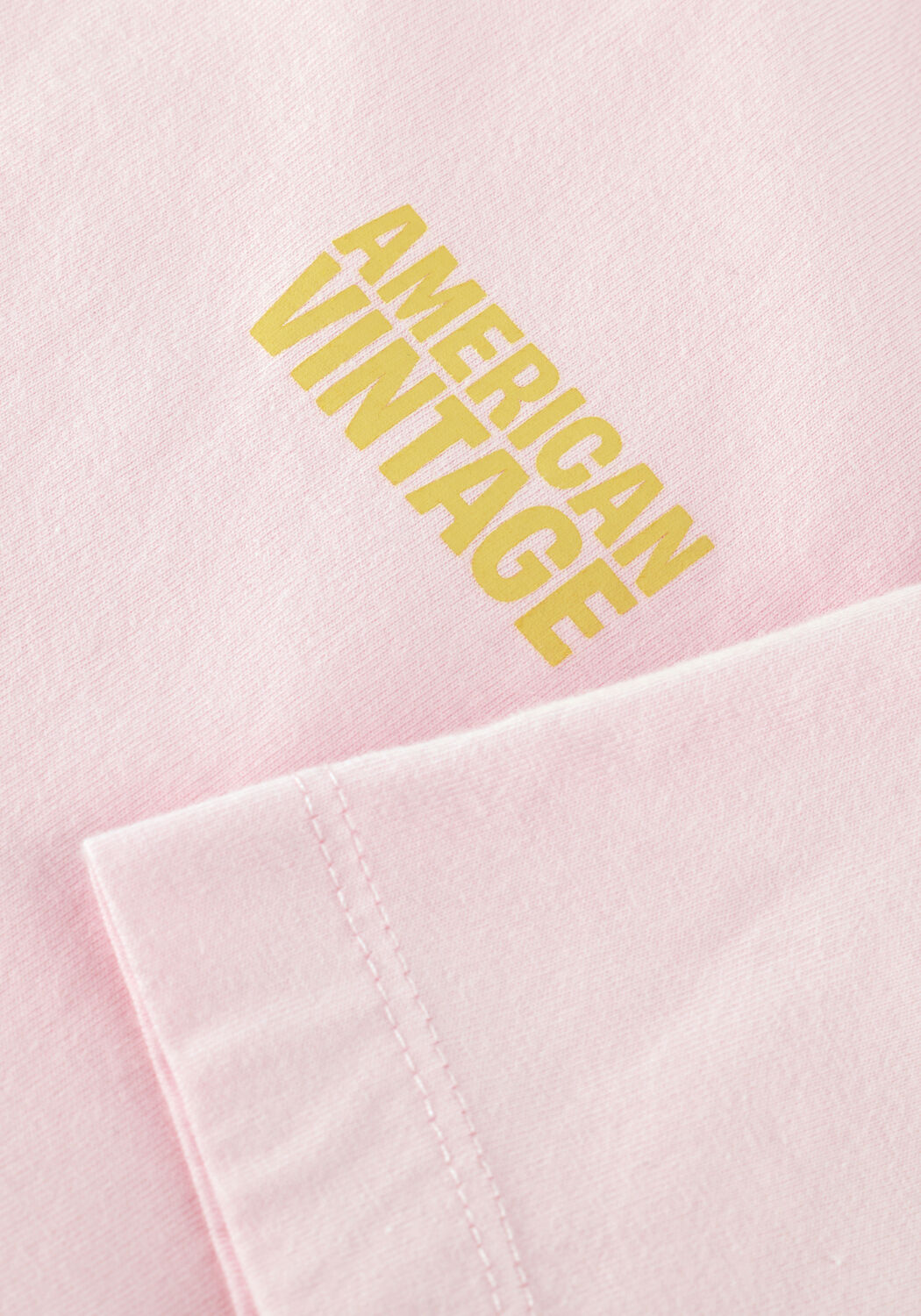 AMERICAN VINTAGE T-shirt GIXY Rose clair - large