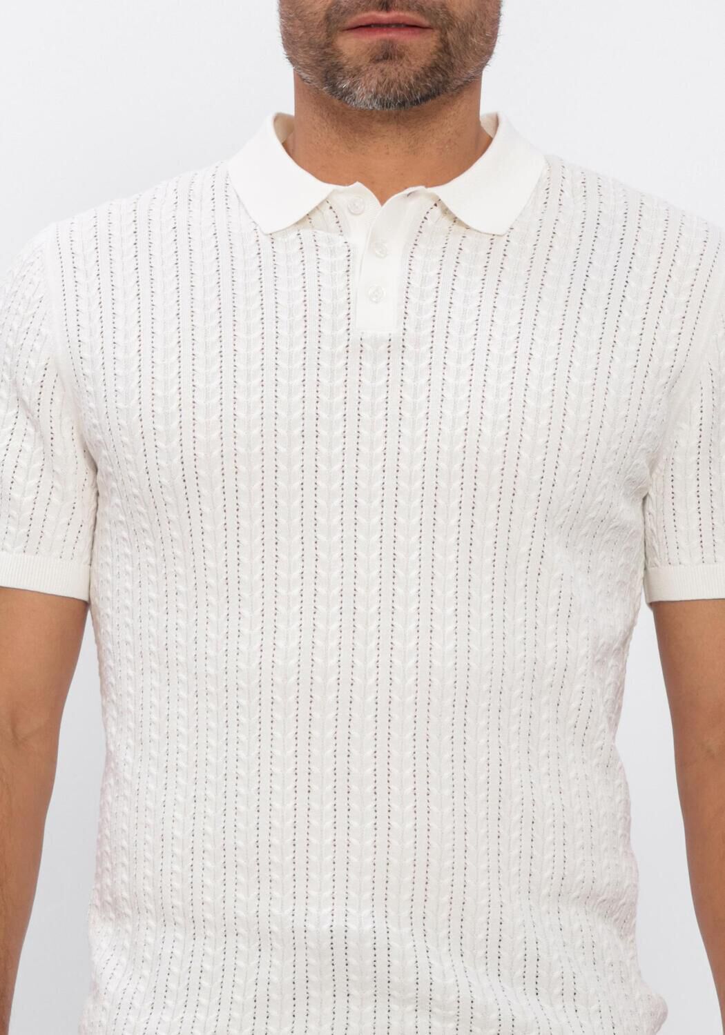 Ecru DRYKORN Polo TRITON 420197 - large