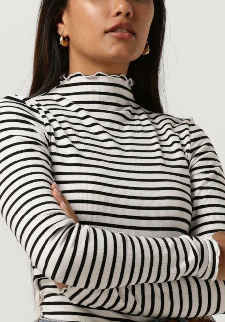 CATWALK JUNKIE Longsleeves LS STRIPED Blanc - large