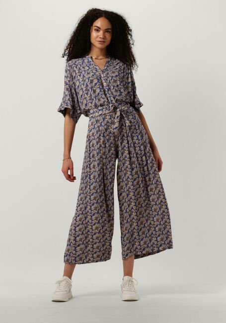 Blauwe BY-BAR  BO TROPICO BLOUSE - large