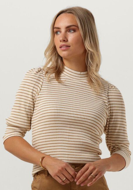 SUMMUM T-SHIRT MOCK NECK LUREX RIB Hauts & T-shirts en blanc - large