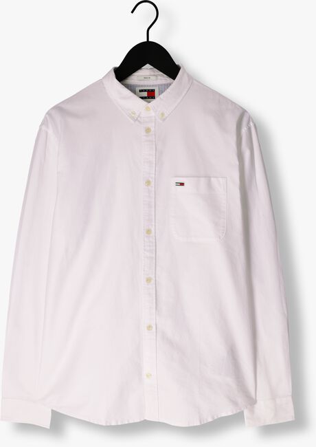 Witte TOMMY JEANS Klassiek overhemd TJM REG OXFORD SHIRT - large
